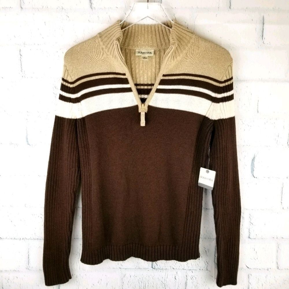 St. John's Bay Ribbed Sweater. Size S